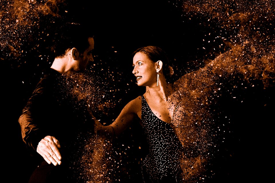 Couple dance dancers human