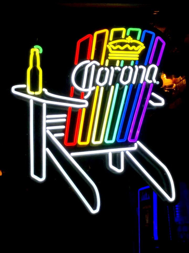 Corona Beer Sign, Rosie's Tavern, Bakewell Street, Mainstr… 