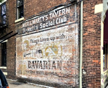 Bavarian Beer Ghost Sign, Bakewell Street, Mainstrasse Vil… 