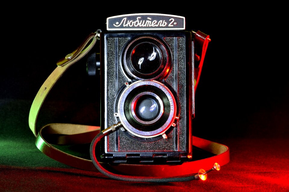 Camera black and white lens