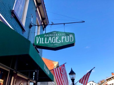 Mainstrasse Village Pub Sign, Main Street, Mainstrasse Vil… 