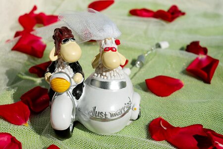 Bride groom motorcycle