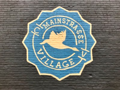 Mainstrasse Village Sign Mural, 7th Street at Main Street,… 