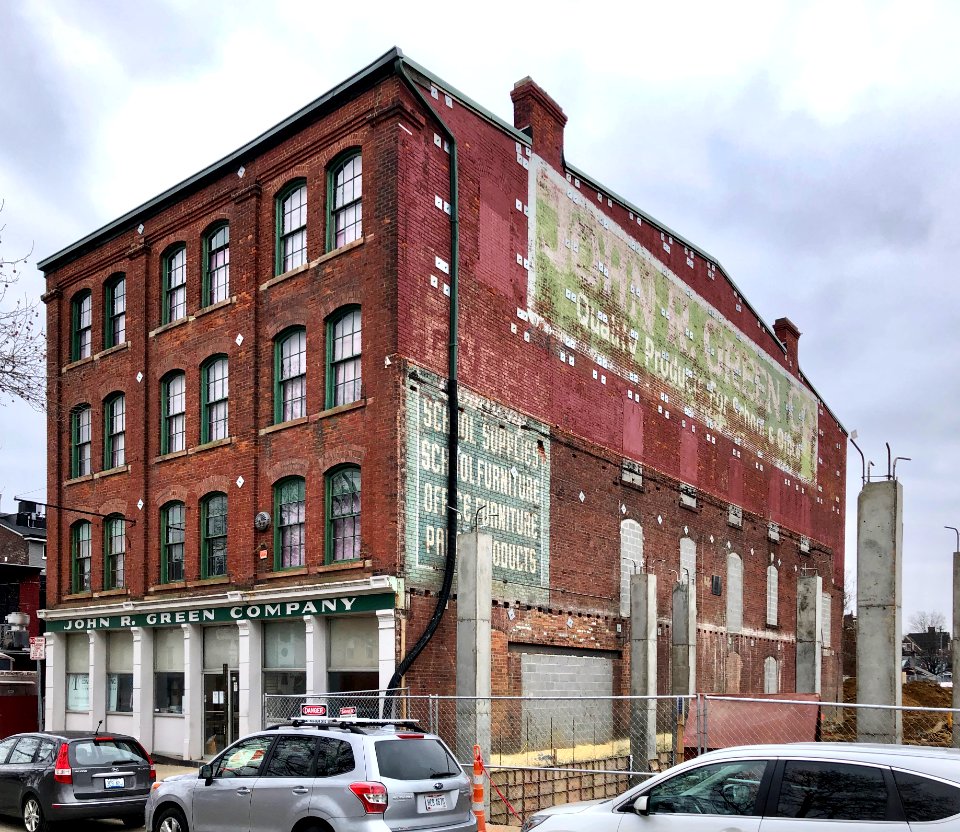 John R. Green Building, 6th Street, Mainstrasse Village, C… 