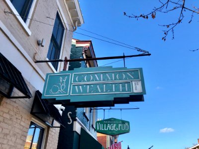 Common Wealth Bistro Sign, Main Street, Mainstrasse Villag… 