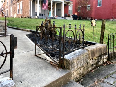 Iron Fence, 6th Street, Mainstrasse Village, Covington, KY… 