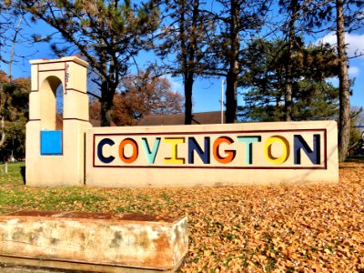 Covington Sign, Goebel Park, Mainstrasse Village, Covingto… 
