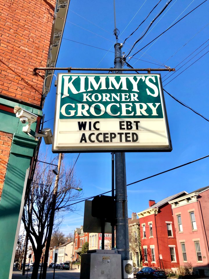 Kimmy's Korner Grocery Sign, Main Street, Mainstrasse Vill… 