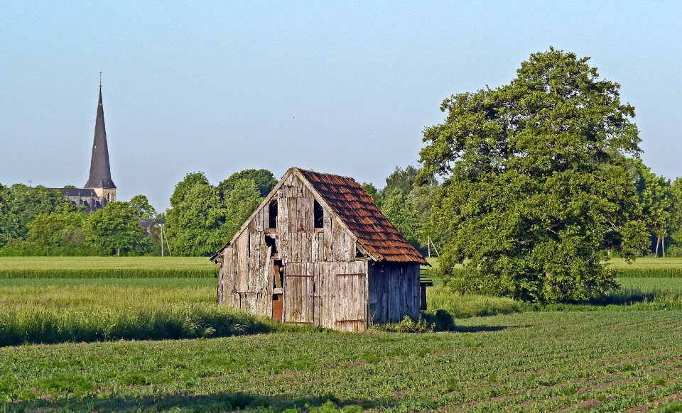 Typical agriculture tool shed