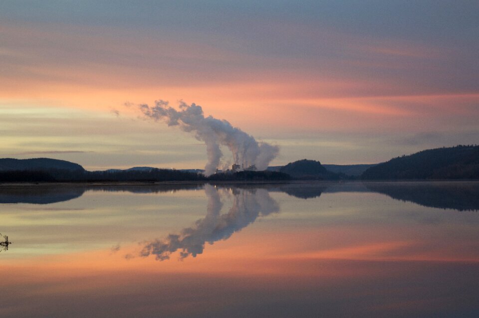 Lake water sky