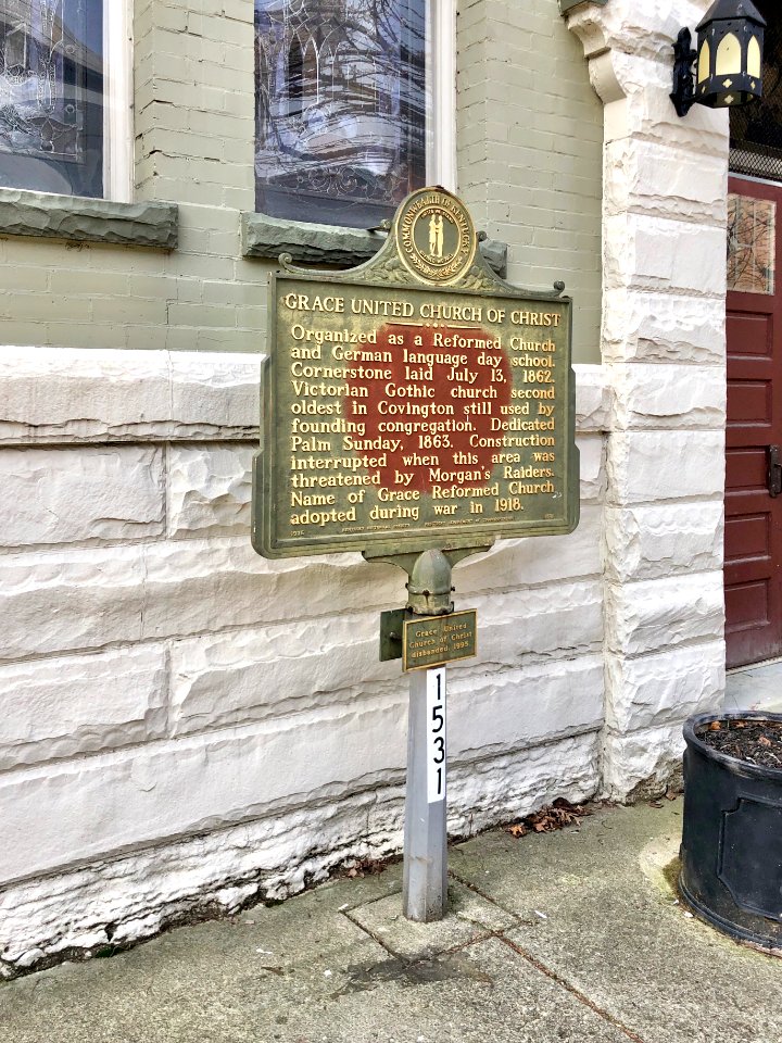 Historical Marker, Grace United Church of Christ, Mainstra… 
