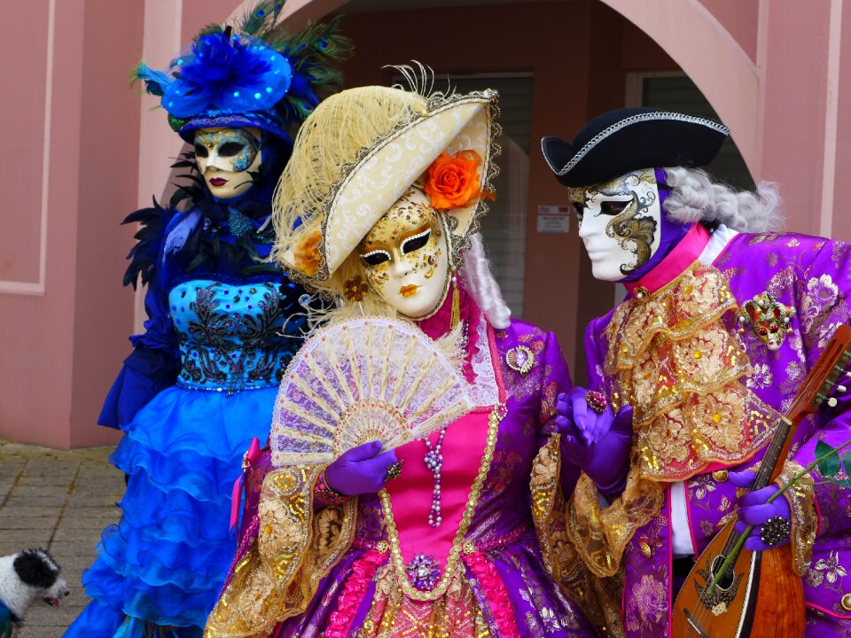Carnival of venice masks disguise