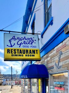 Anchor Grill Sign, Pike Street, Mainstrasse Village, Covin… 