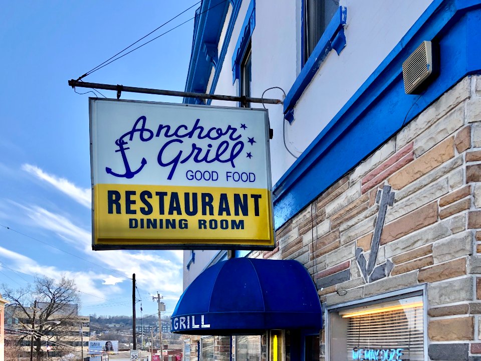 Anchor Grill Sign, Pike Street, Mainstrasse Village, Covin… 
