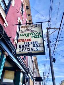 Angilo’s Pizza Sign, Pike Street, Mainstrasse Village, Cov… 