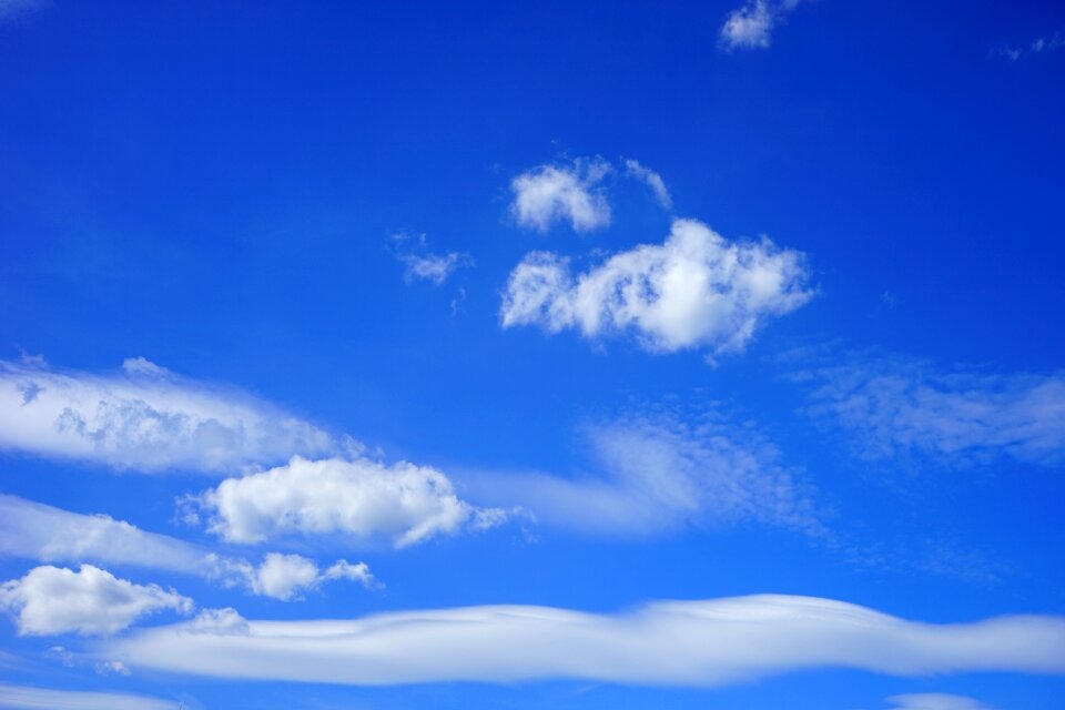 Sky summer day blue
