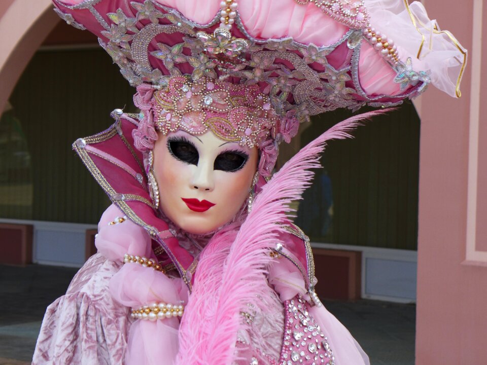 Carnival of venice masks disguise