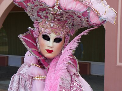 Carnival of venice masks disguise photo