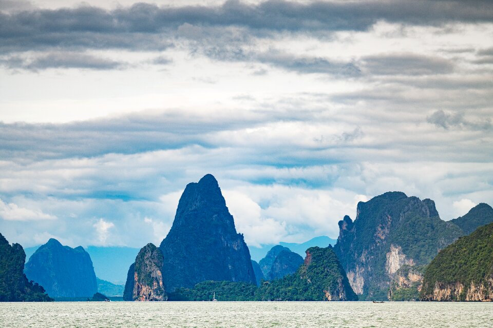 Phang nga islands water photo