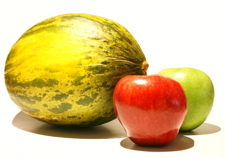 Melon apple fruits