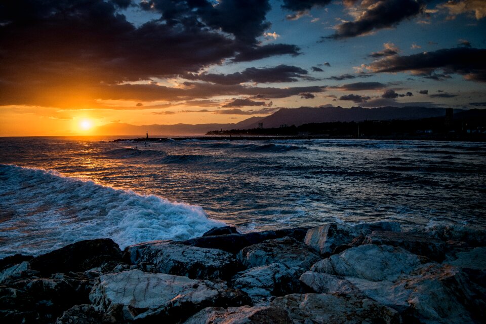 Awakening beach calm