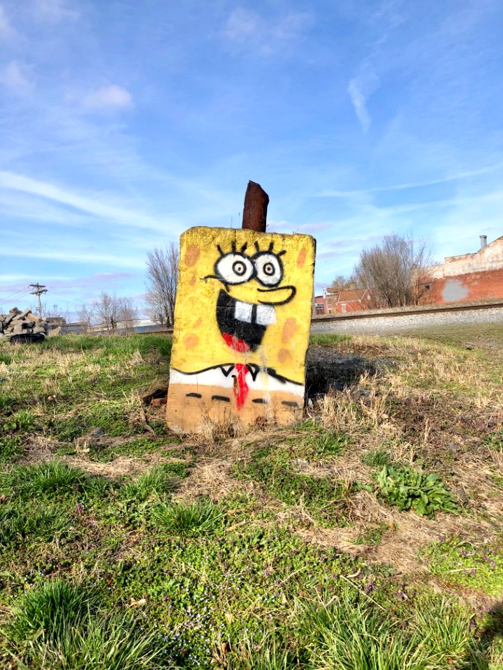 Spongebob Sculpture, Chesapeake Street, Seminary Square, C… 