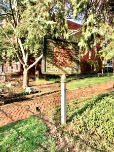 Historical Marker, Sanford House, Russell Street, Seminary… 