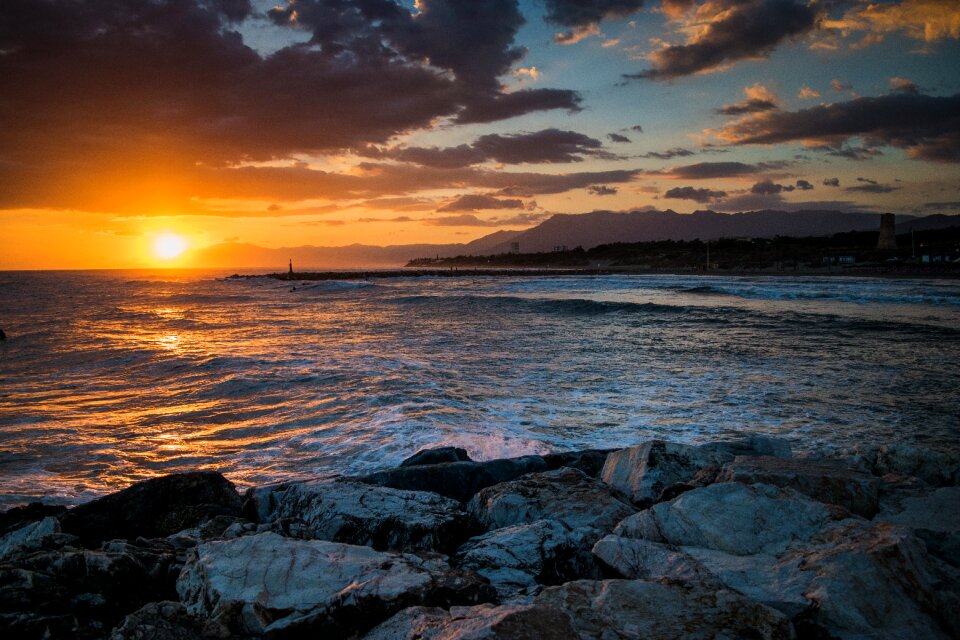 Awakening beach calm