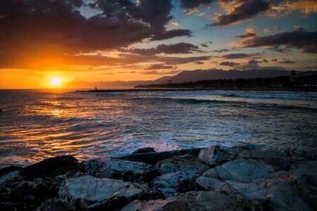 Awakening beach calm photo