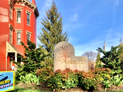 Sign, The Ashbrook, Russell Street, Seminary Square, Covin… 