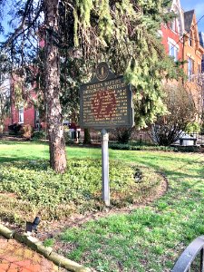 Historical Marker, Sanford House, Russell Street, Seminary… 