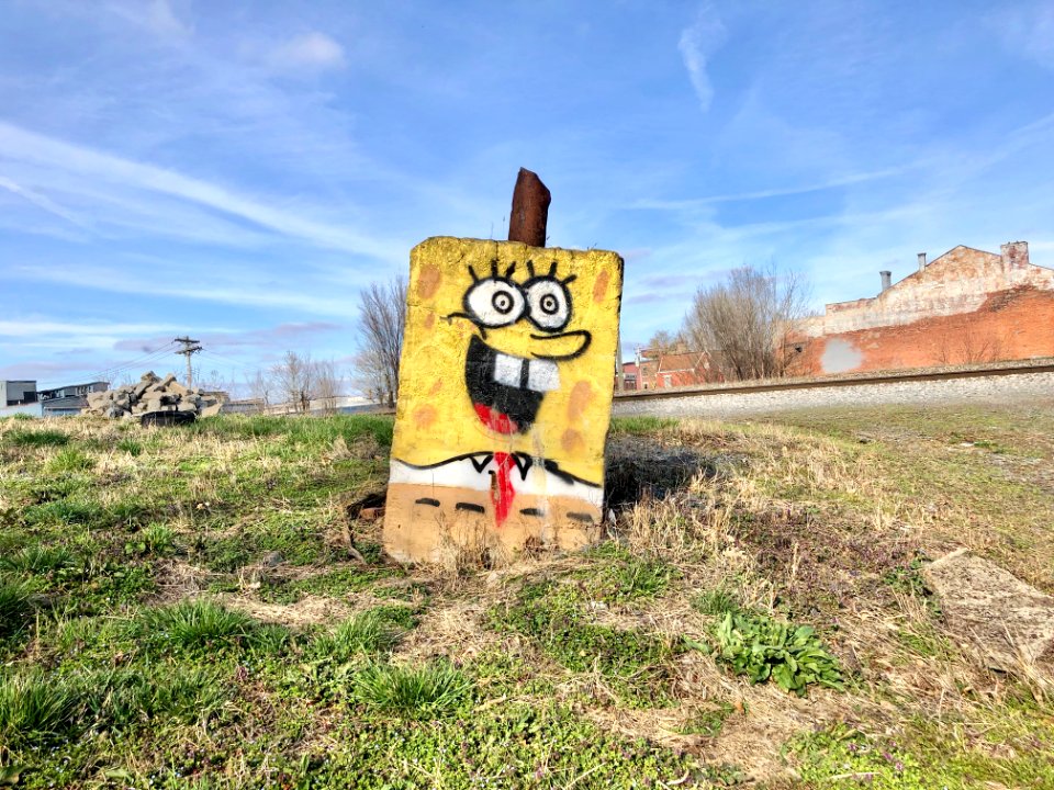 Spongebob Sculpture, Chesapeake Street, Seminary Square, C… 