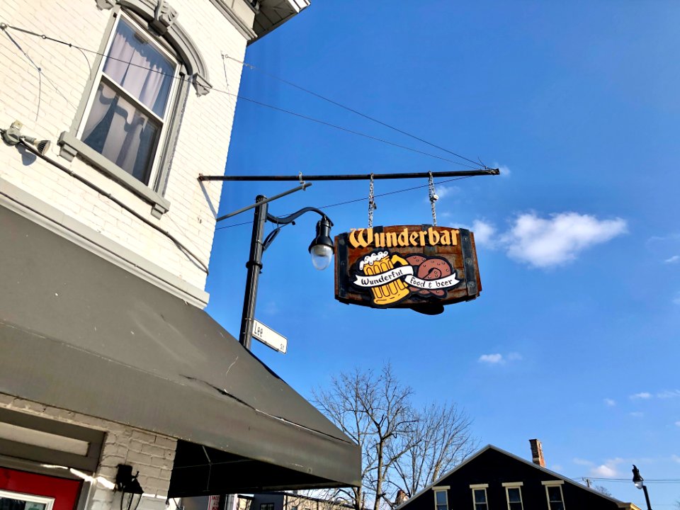 Wunderbar Sign, Lee Street, Westside, Covington, KY 