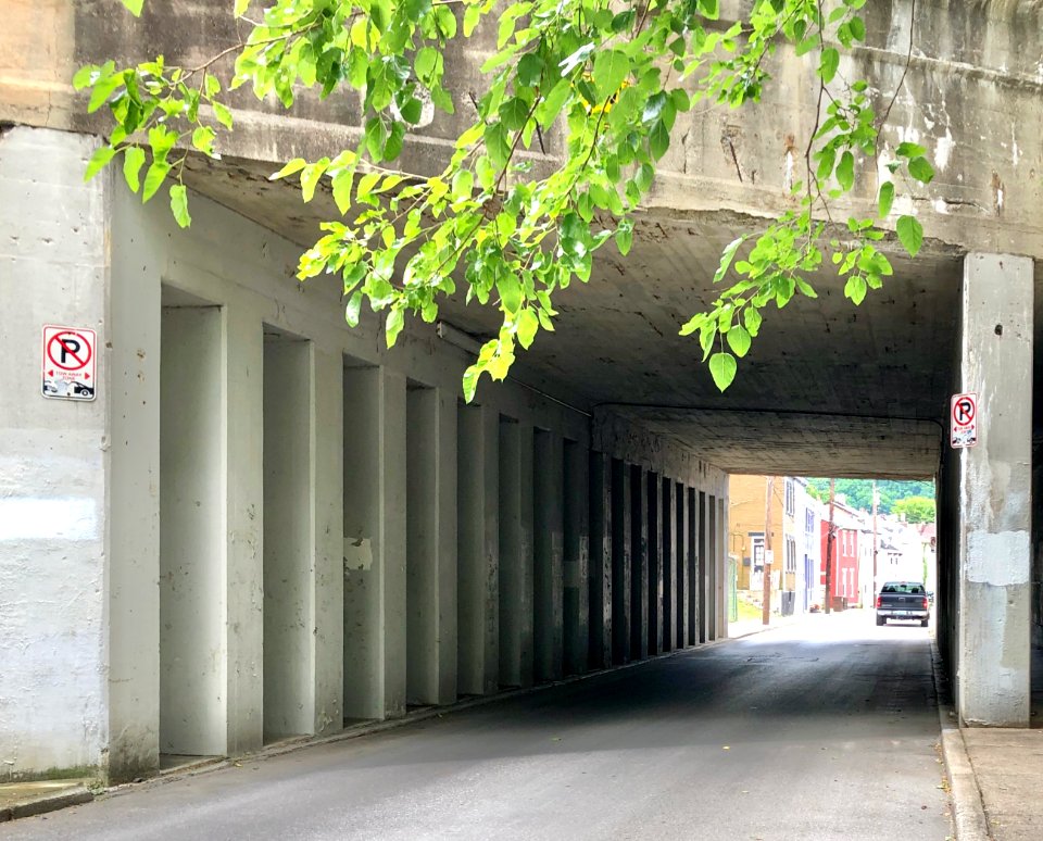 Railroad Underpass, Pershing Avenue, Mainstrasse Village, … 