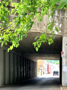Railroad Underpass, Pershing Avenue, Mainstrasse Village, … 