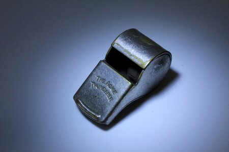 Referee blow metal