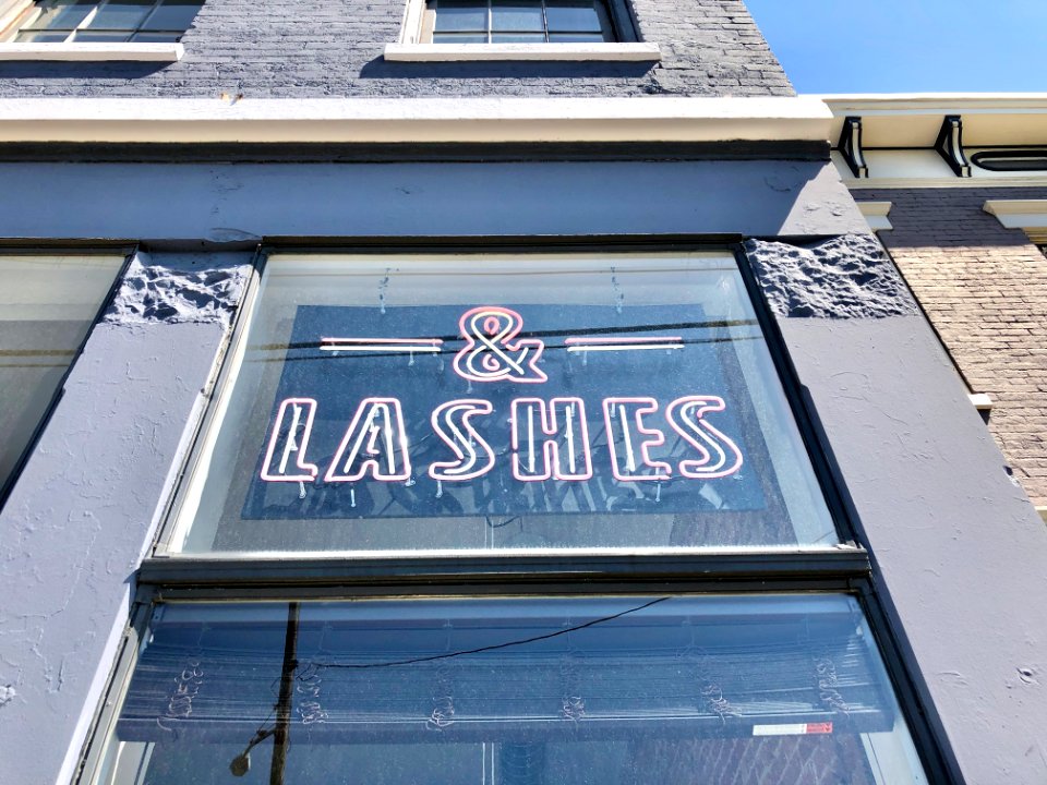 & Lashes Sign, Liberty Hill, Prospect Hill Historic Distri… 