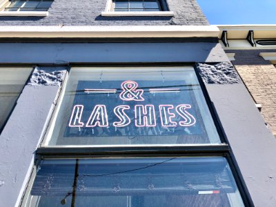 & Lashes Sign, Liberty Hill, Prospect Hill Historic Distri… 