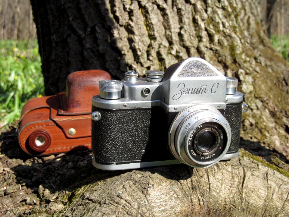 Old camera retro the ussr