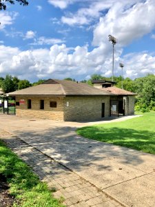Stadium Buildings, Holmes High School, Wallace Woods, Covi… 
