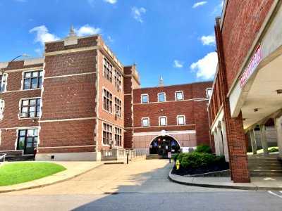 Senior-Administration Building Corridor, Holmes High Schoo… 