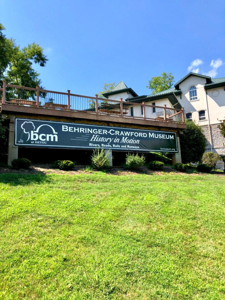 Sign, Behringer-Crawford Museum, Devou Park, Kenton Hills,… 