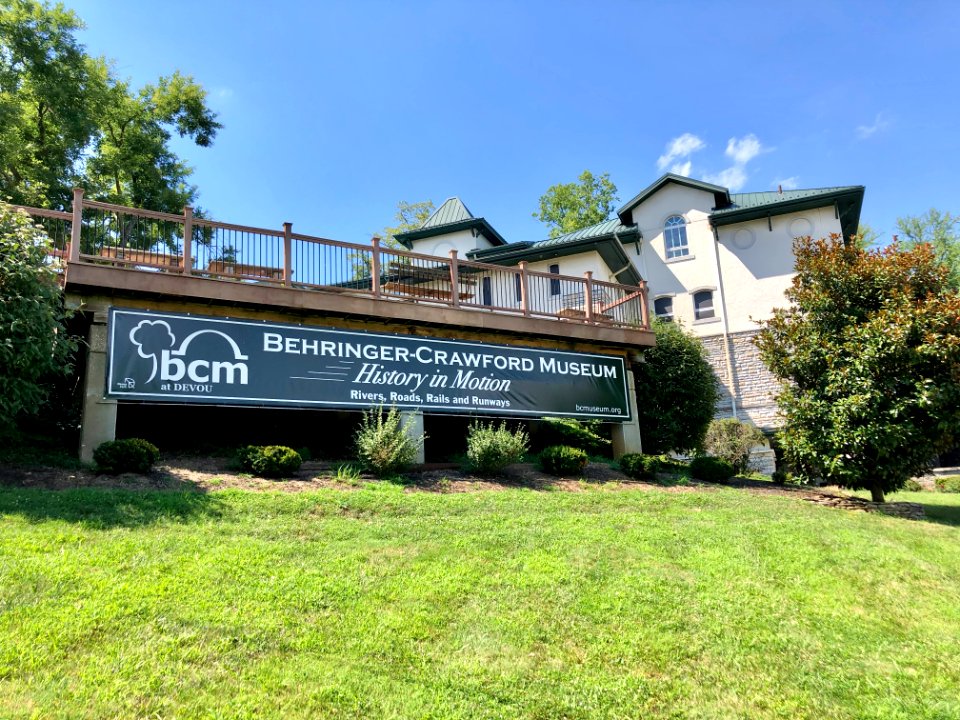 Sign, Behringer-Crawford Museum, Devou Park, Kenton Hills,… 