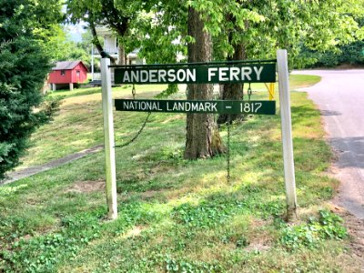 Anderson Ferry Sign, Constance, KY 