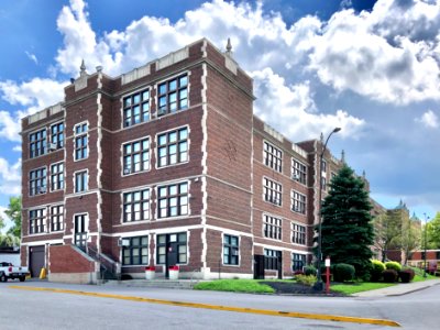 Senior Building, Holmes High School, Wallace Woods, Coving… 