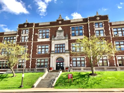 Senior Building, Holmes High School, Wallace Woods, Coving… 