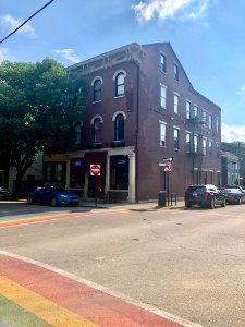 Rainbow Crosswalk, Bakewell Street and 7th Street, Mainstr… 