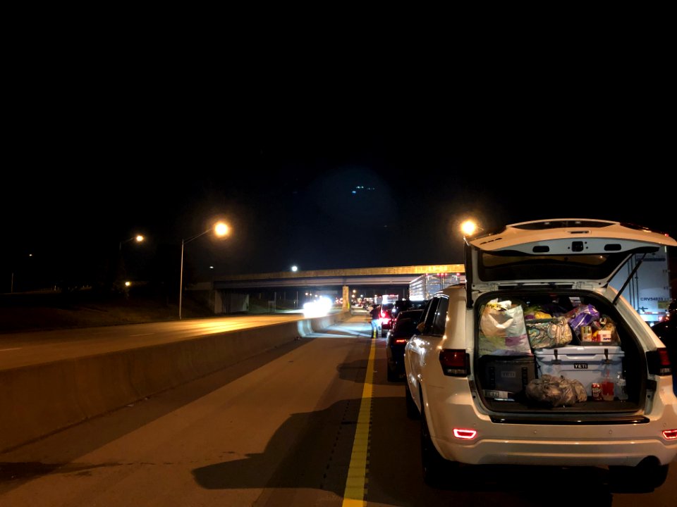 Interstate 75 Impromptu Block Party, Lexington, KY 