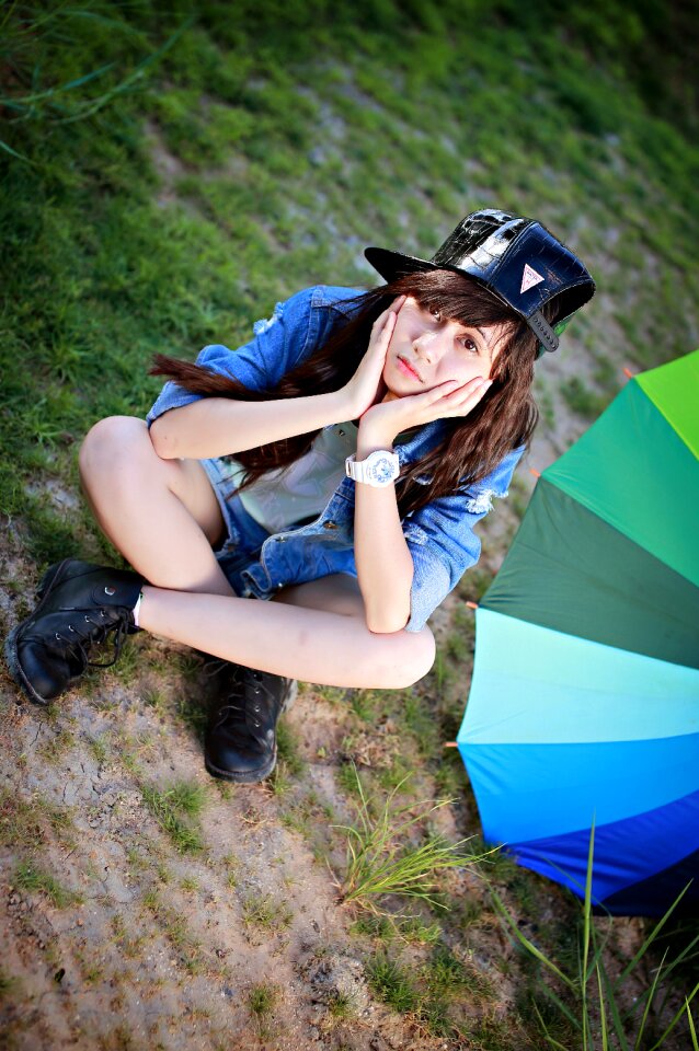 Female young teenager