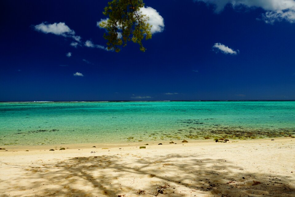 Mauritius beach lazur